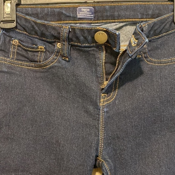 Gap kids | Gap Girl Adjustable Waist Super skinny fit jeans | NWOT | Size 14 - Picture 4 of 9